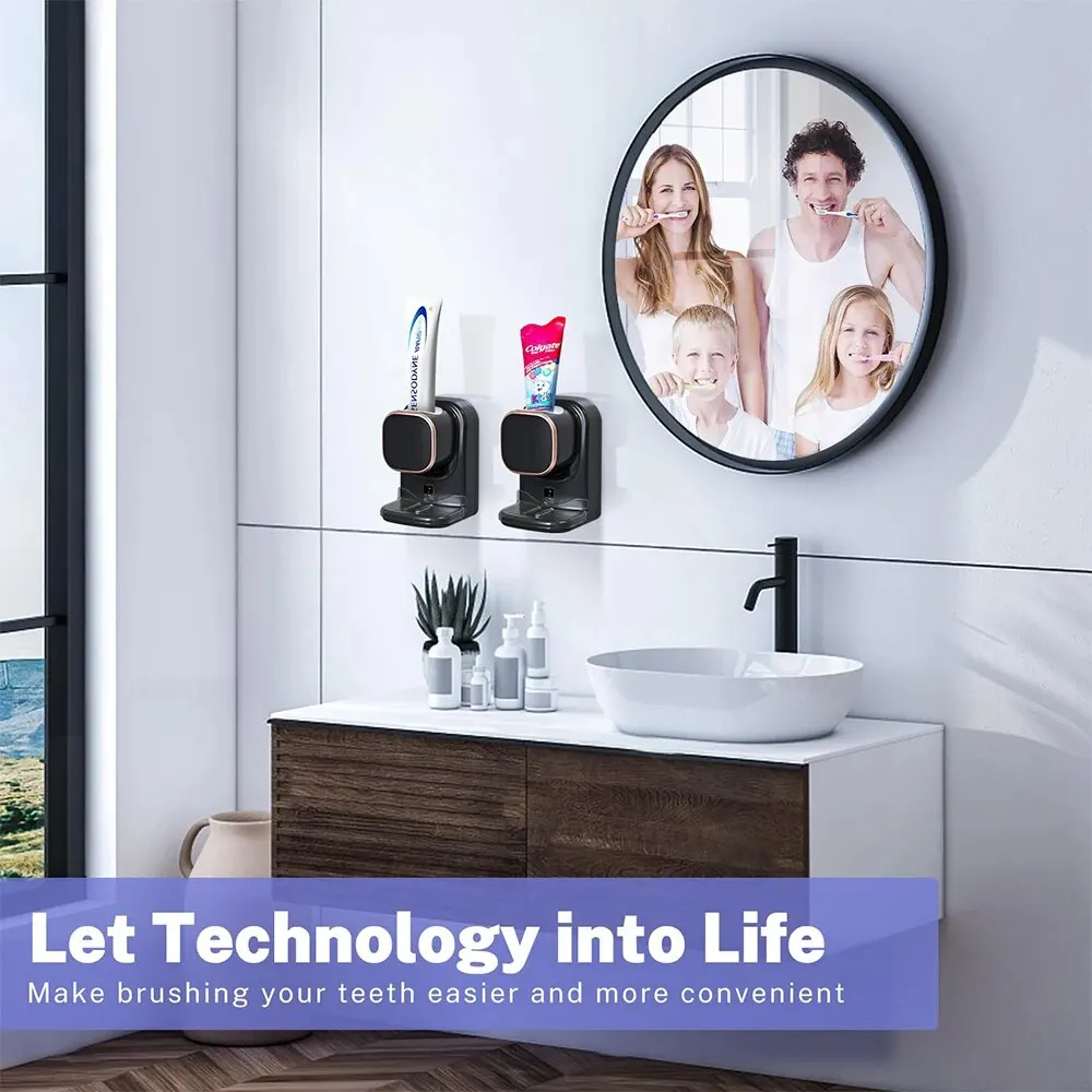Automatic Toothpaste Dispenser Wall Mounted Electric Toothpaste Squeezer for Kids and Adults for Bathroom 5
