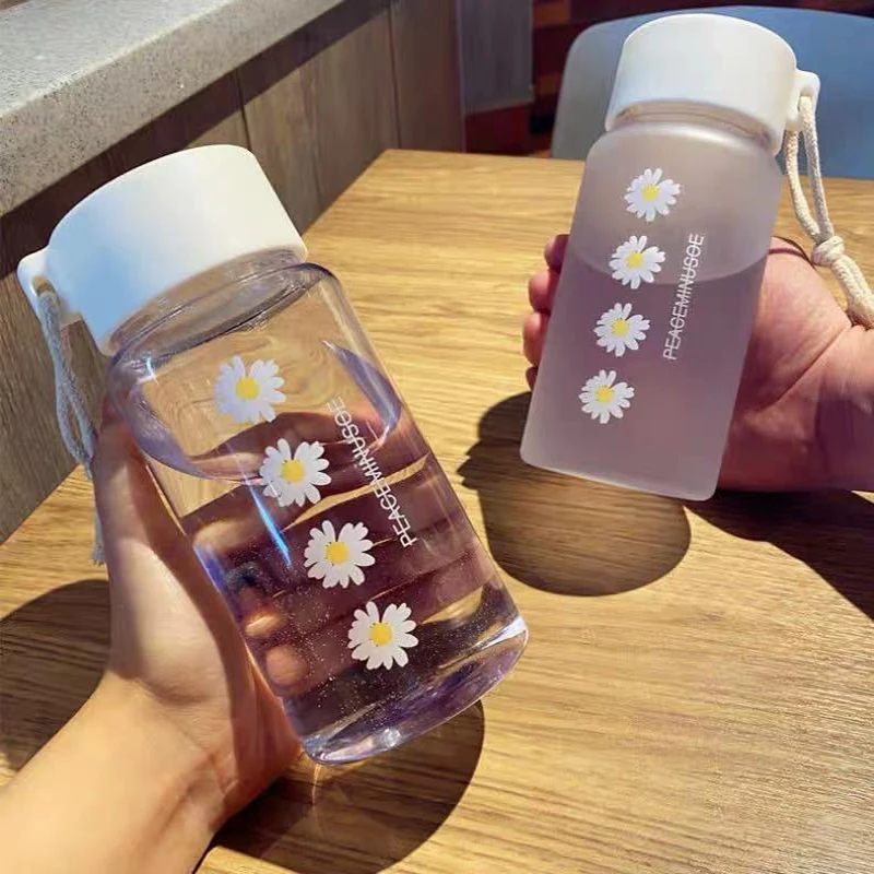 귀여운 대용량 여행 차 컵, 일반 음료 용기 물컵, 플라스틱 수유 컵, 빨대 물컵 물병