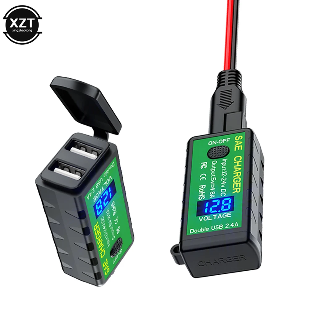 

USB-зарядное устройство для мотоцикла а/4,8 А, USB Type-C