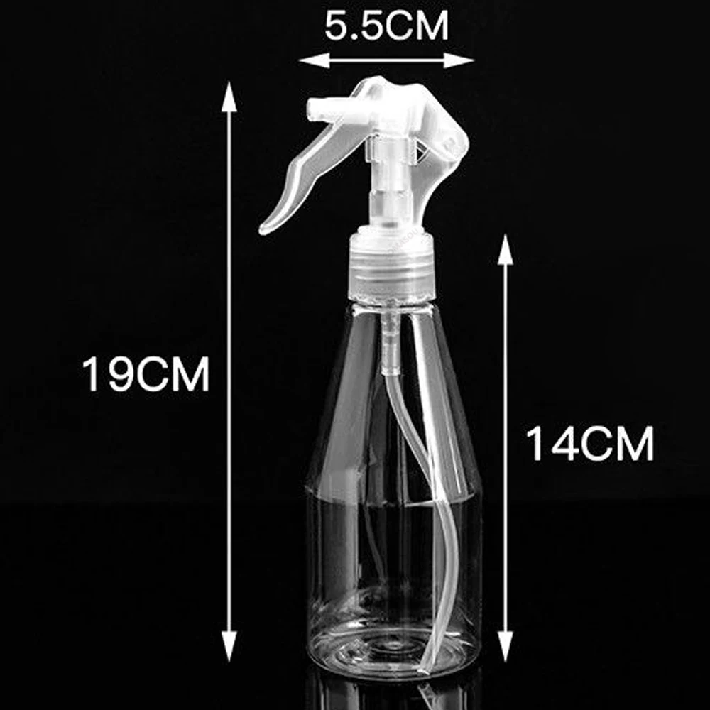 Pressure Spray Bottle Water Spray Bottle Gardening Sprayer Garden Sprayer Plastic Spray Bottle Spray Bottle Water Sprayer 1-9Pc 200ml Plastic Cleaning Hand Trigger Spray Bottle Garden Water Vaporizer Moisturizer Refill Travel