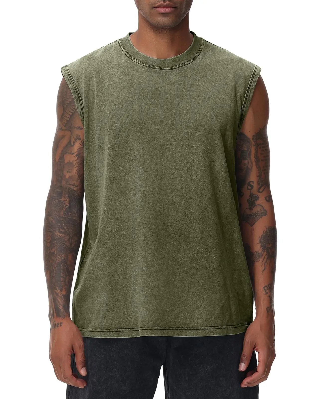 Dragon Ball Super Saiyan Goku Ultra Instinct High PTTT0604 Washed Vintage Tank Top 8 - Dragon Ball Store Sb0e6c22c841a40d8918a17bcde3e993cD - Dragon Ball Store