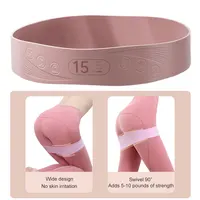 Silicone Resistance Bands with 4 Resistance Levels Exercise Workout Loop Bands Workout Stretch Bands for Home Gym Yoga - Image 5