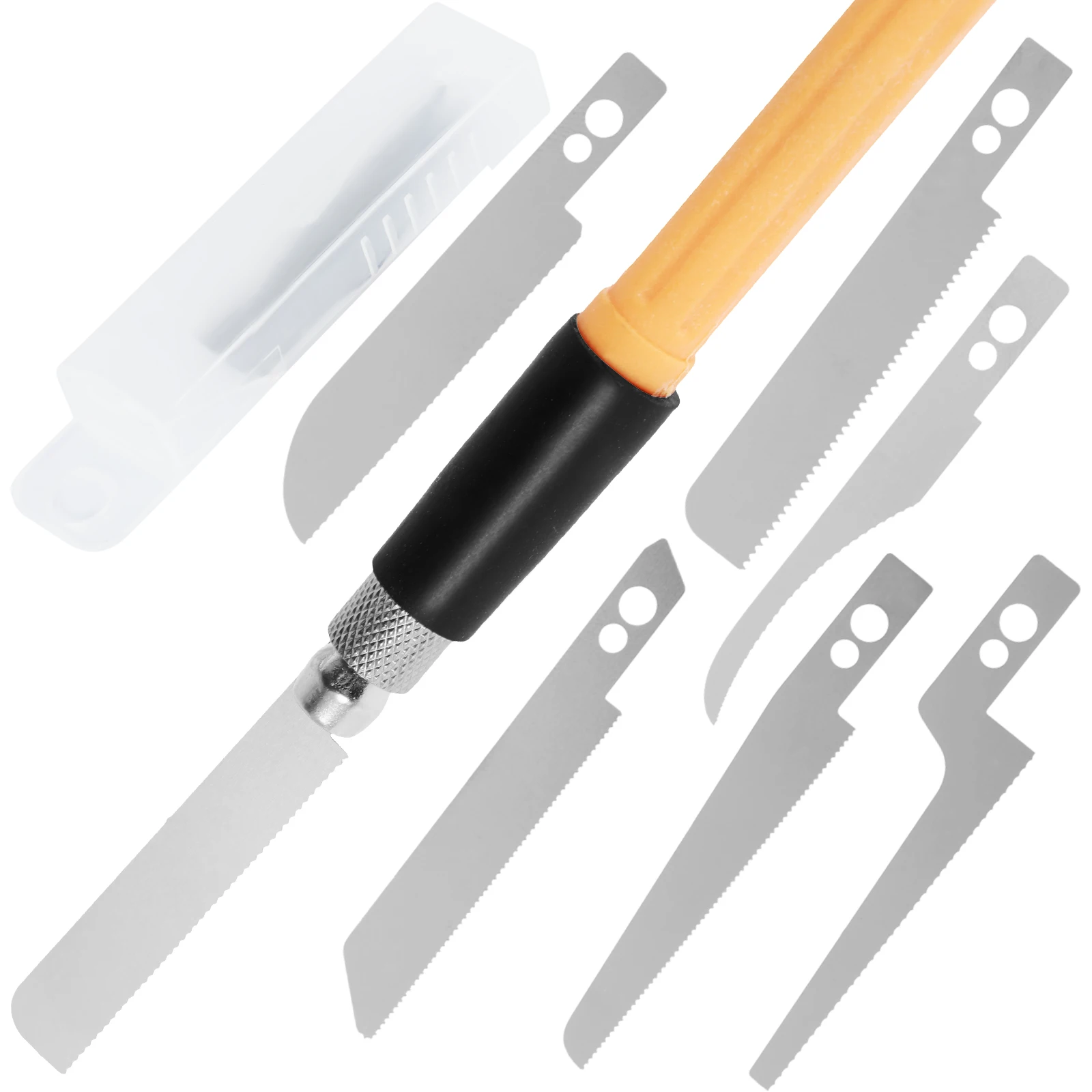 כלי דגם ידני מיני לעבודות ידניות DIY עם להבי מתכת, ערכת דגם ידנית לחיתוך, חריטה ועבודות עץ