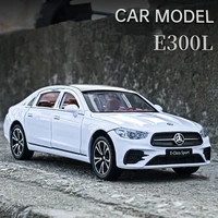 1:32 E300 L E-Class Alloy Car Model Diecasts Metal Toy Vehicles Car Model Simulation Sound and Light Collection Childrens Gifts 1