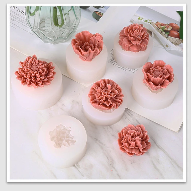 Stampo per candele in Silicone a forma di fiore di rosa stampi per torta al  cioccolato fondente aromaterapia candela in gesso stampo per sapone fatto a  mano stampo per dolci - AliExpress