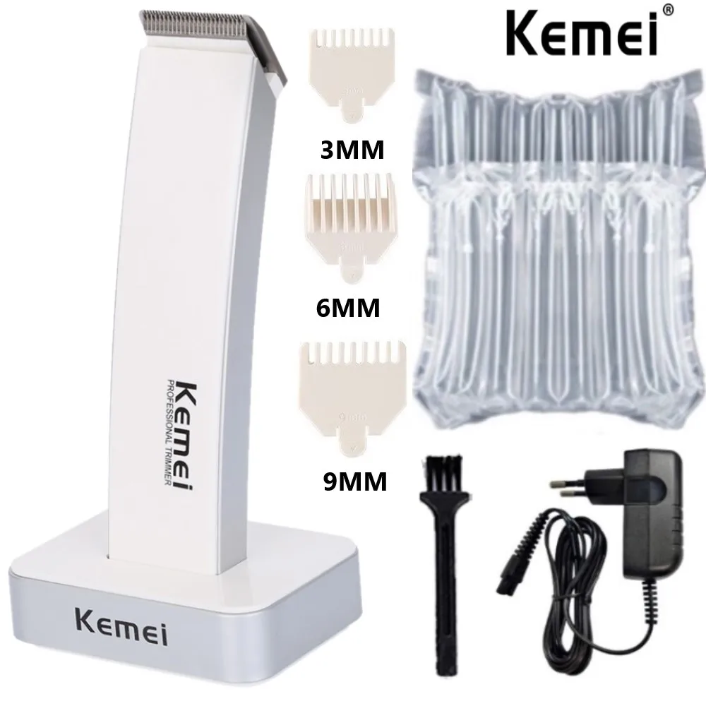 Usb Electric Hair Trimmer Rechargeable Shaver Razor Kemei Km-427 Led  Digital Display Cordless Adjustable Clipper Hair Barber - AliExpress