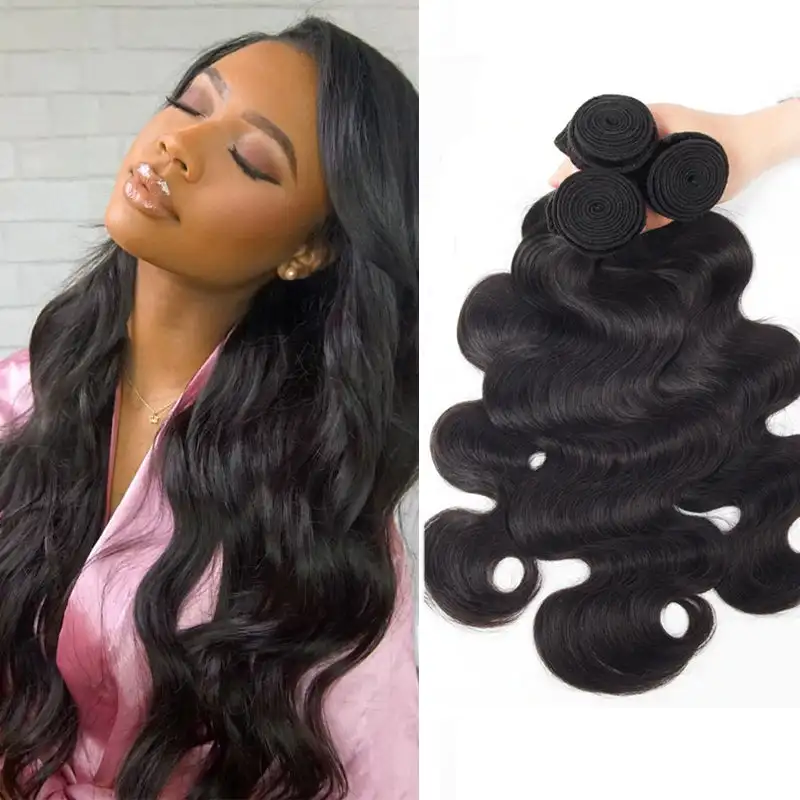 

Натуральные волнистые волосы, малазийские волосы, волнистые искусственные человеческие волосы, 3 или 4 шт., натуральные черные волосы для наращивания без повреждений