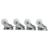 Parts Swivel Casters 250G 4/12pcs Bearing Wheels Mount Ball Stroller Wheel White/silver With Rubber Warehouses 6