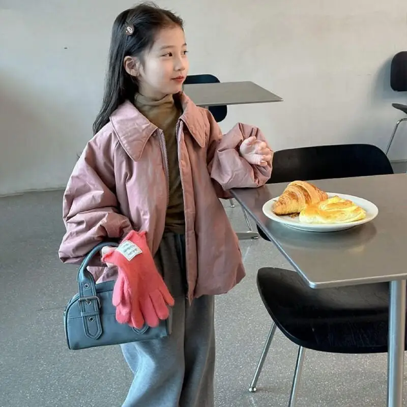 2025년 신상 유행 겨울 두꺼운 솜 패딩 코트 자켓 (큰 아이, 용) 따뜻한 겉옷 아동 겨울옷 ?