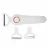 Multifunction Electric Peelers 3-in-1 Premium Stainless Steel Vegetable Cutter Potato Peeler USB Charging Fruit Peeling Machine 3
