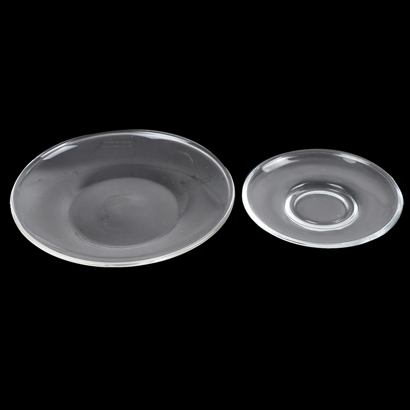 Glass Saucer Heat Resistant For Tea Coffee Drink Cups Mug 1pc