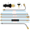 Gutter Cleaning Tool Pressure Washer Extension Wands Roof Cleaner Nozzle Replacement Ring 1/4 Quick Connect Joint for Karcher 2