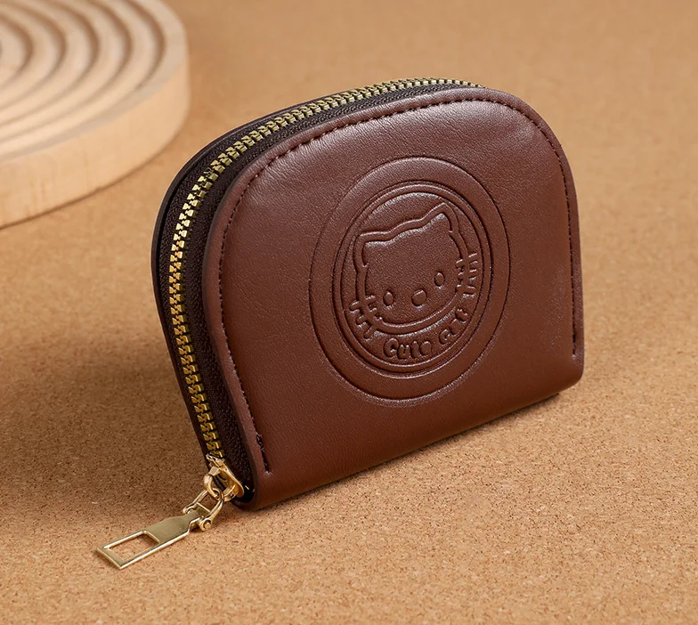 cute Hello Kitty Coin Purse Retro Card Bag With Box Fashion Id Storage Bag Carrying Mini Wallet Women Gift Girl Toy Custom