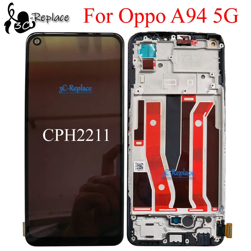 6.43 TFT LCD For OPPO A94 5G/A94 4G LCD Display Touch Screen