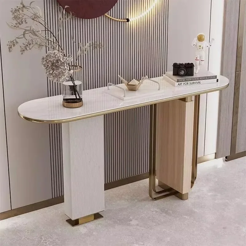 Tavolo Versatile per Soggiorno, Consolle di Lusso, Tavolo da Giardino, Tavolino Moderno da Salotto, Arredamento per Ingresso - immagine 5