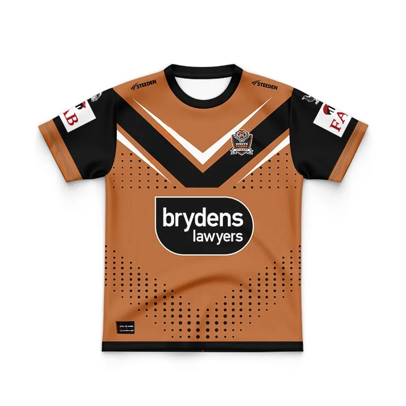 

Wests Tigers 2024 Children's Home and Away Kits
