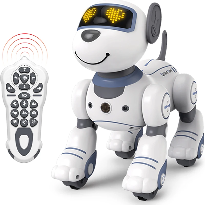 Wireless Handle Emo Robot Smart Toys Dance Voice Command Sensor Singing Dancing Robot Toy for Kids