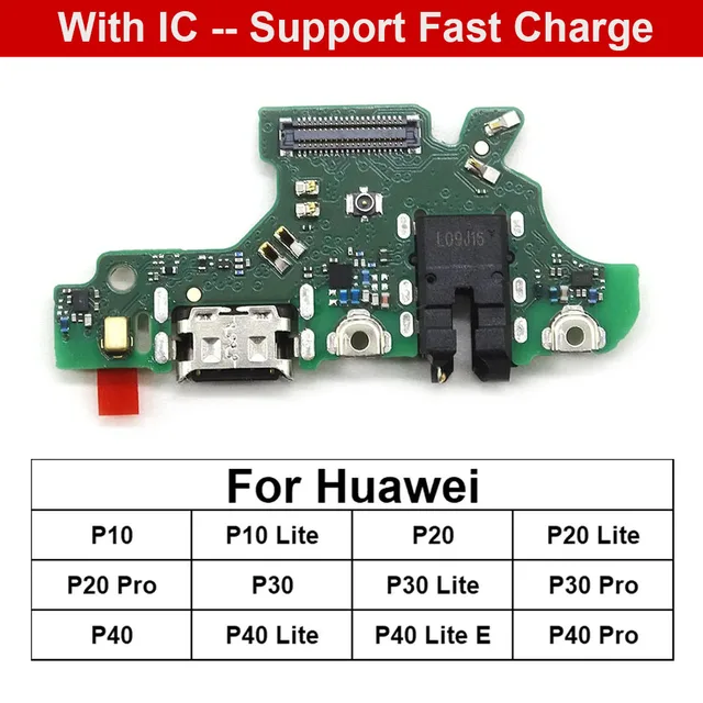 Pièce Remplacement Huawei P30 Lite Circuit Nappe Connecteur De Charge Pour Huawei P30 - Dock Prise USB Et Micro Coque Huawei P Smart 2019 - Foto 5