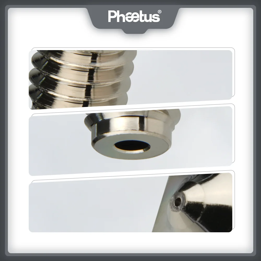 PHAETUS 고품질 도금 구리 노즐, Voron2.4 V6 Hotend용 PEI PEEK 또는 탄소 섬유 필라멘트 인쇄용, 550 ° C 1.75mm