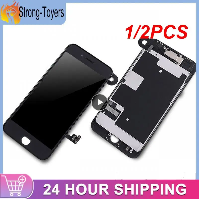 

1/2PCS Display For 5 5S SE 5C with Touch Screen Digitizer Replace For 5/5C/5S/SE No Dead Pixel+Tempered