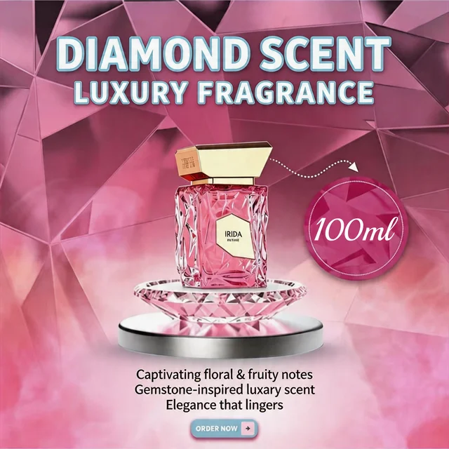 Eau de parfum unisexe, parfum frais aquatique boisé, parfum léger longue durée pour un usage quotidien, design élégant de flacon en cristal 1