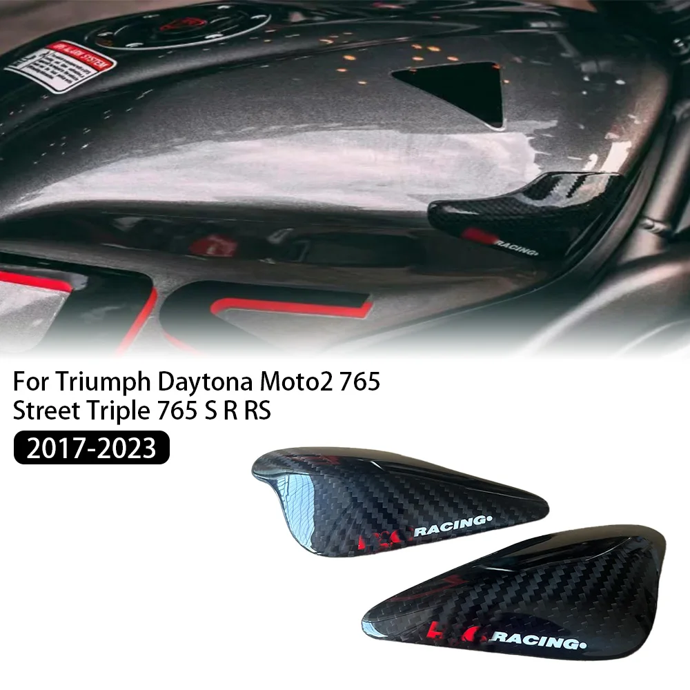 

100% Pure 3K Carbon Fiber For Triumph Daytona Moto2 765 / Street Triple 765 S R RS 2017-2023 Carbon Fibre Tank / Tail Sliders