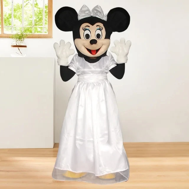 thumbnail image 1 of Disfraz de personaje de dibujos animados de Mickey Minnie Mouse de Disney MINISO, disfraz de mascota Stitch, accesorios para fiesta de Navidad, disfraces publicitarios, 1 of 5