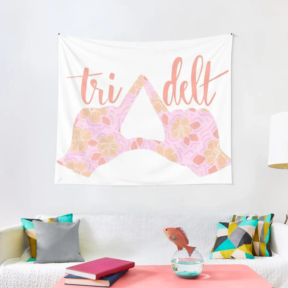 

Delta Delta Delta (Tri Delt) Hands Tapestry Decorative Wall Wall Art Tapestry