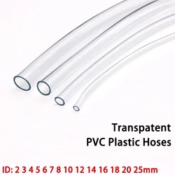 1M/3M PVC Soft Hose ID 2 3 4 5 6 8 10 12 14 16 18 20 25mm Odorless Plastic Transparent High Quality Water pump Flexible Tube