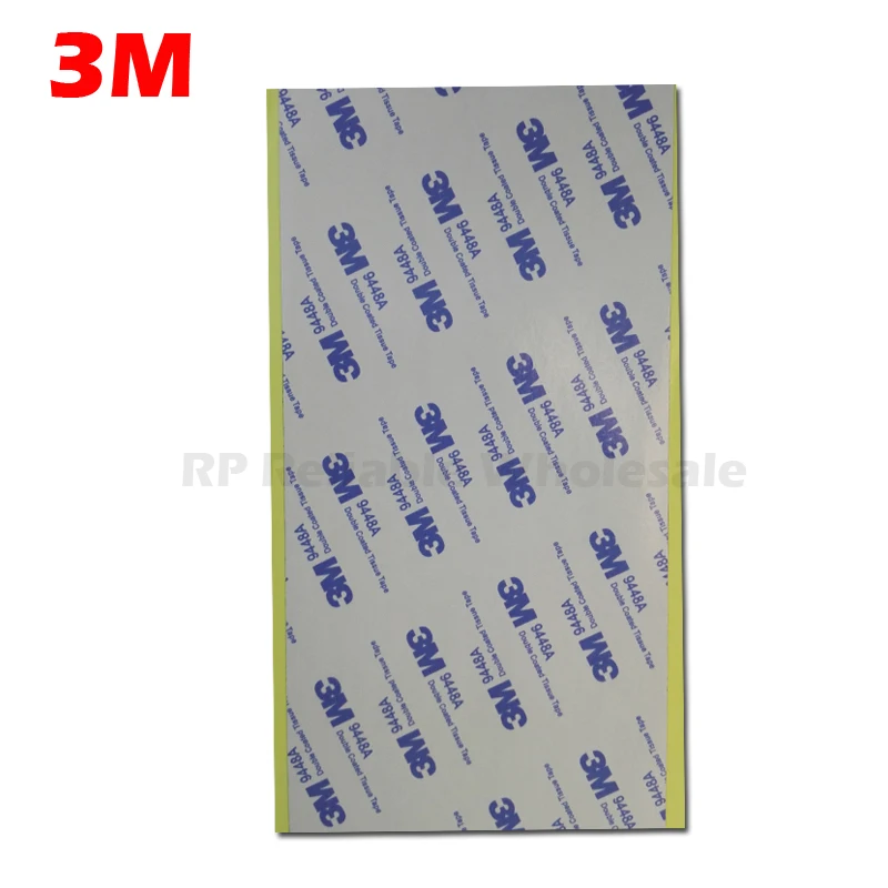 

1 sheet (100mmx200mm) 3M Double Sided Adhesive Black Sticker for LCD Panel Display Repair Light Mask