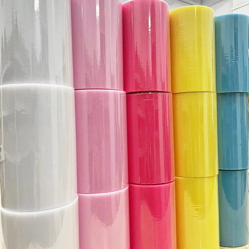 Description Picture 5 of itemParty Supplies 100yards Tulle Roll  Wedding Decoration Fabric Spool Tulle Tutu Dress Diy Baby Shower Birthday Children Boy Girl