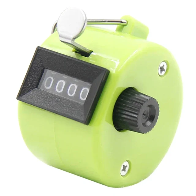 Handheld 4 Digital Tally Counter Mechanical Manual Palm Clicker Number thumbnail 4