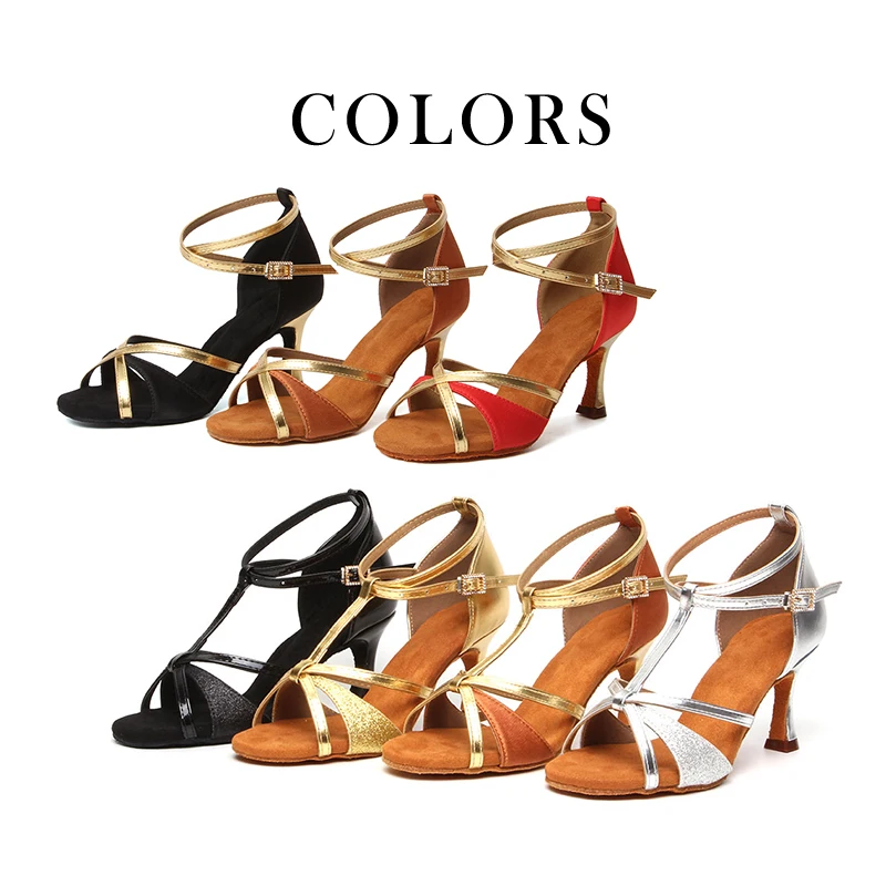 Women Dance Shoes DKZSYIM Latin Dance Shoes For Women Jazz Ballroom Salsa Tango Practice Dancing Shoes Soft Sole