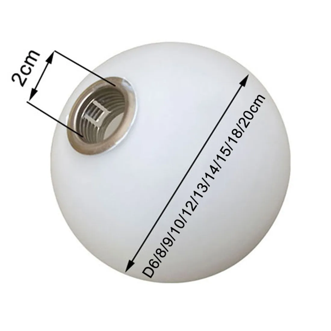 Abat-jour en Verre Blanc Givré pour Ampoule G9, Globe ou Abat-Jour de Remplacement pour Fixation, Accessoire d'Ouverture pour Monteur, 2cm