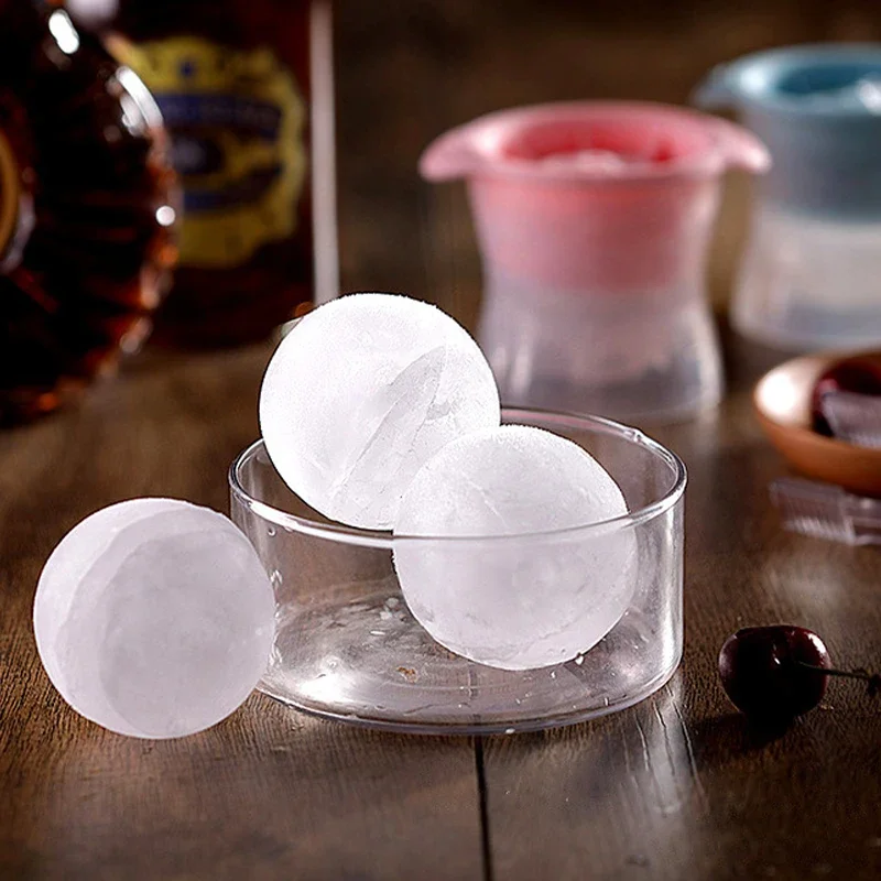 Silicone ice hockey ice cube mold maker mold creativity frozen round cube household hockey ice cubes