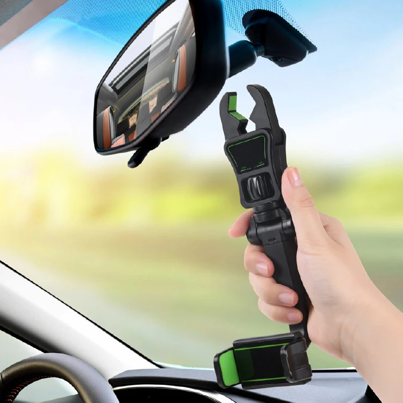 Car Phone Holder Multifunctional 360 Degree Rotatable Auto