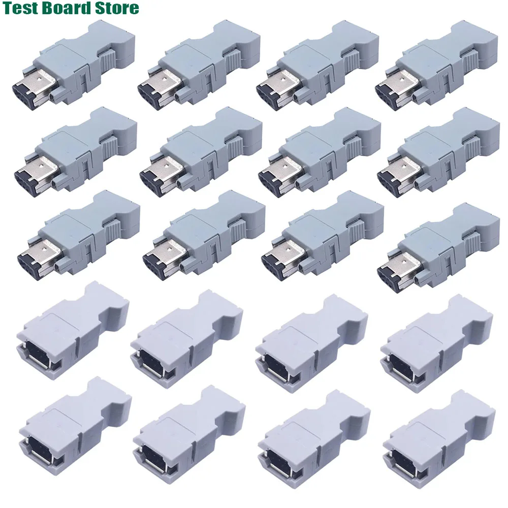 

1Pce 1394 6P servo connector plug SM-6P/SM-6E plug-in connector for Yaskawa Panasonic Delta CN3 encoder plug