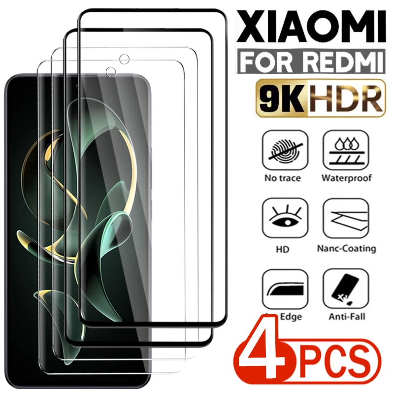 

For Xiaomi Mi Redmi K60 Pro K30 HD Full Cover Tempered Glass Edition Clear Screen Protector Anti Scratch Protective Film K60Pro