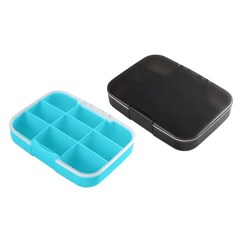 Portable Pill Dispenser Travel Pill Organizer & Pill Container Extra Large Moisture Proof Pill Holder For Outdoor And Travel