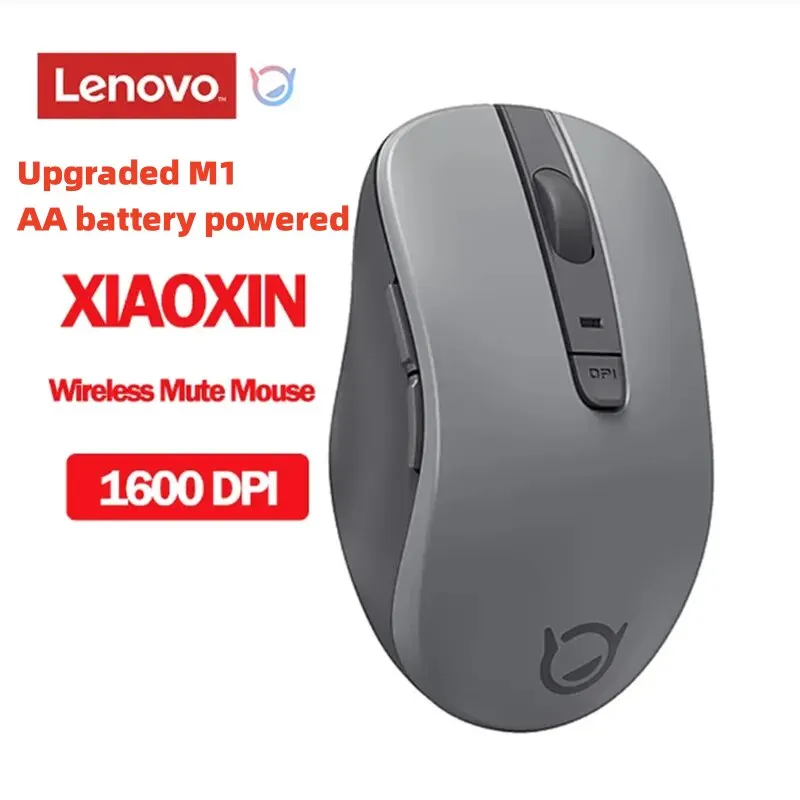 Lenovo M1 Wireless Bluetooth Mouse Home Notebook Office Fashion Silent Aa Supporto Alimentato A Batteria Bluetooth 5.0/3.0