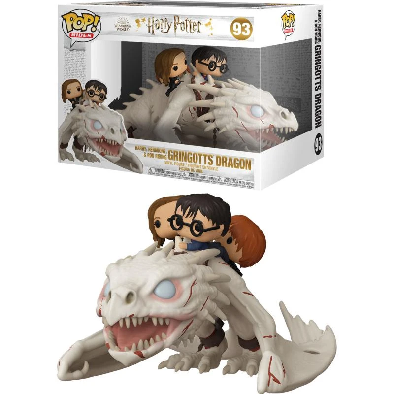 Pop Figure Gringotts Dragon With Harry 