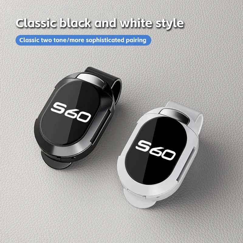 자동차 안경 클립 썬 바이저 선글라스 홀더 보관 클립 휴대용 안경 홀더 볼보 S60 Accessorie 용 자동차 안경 걸이