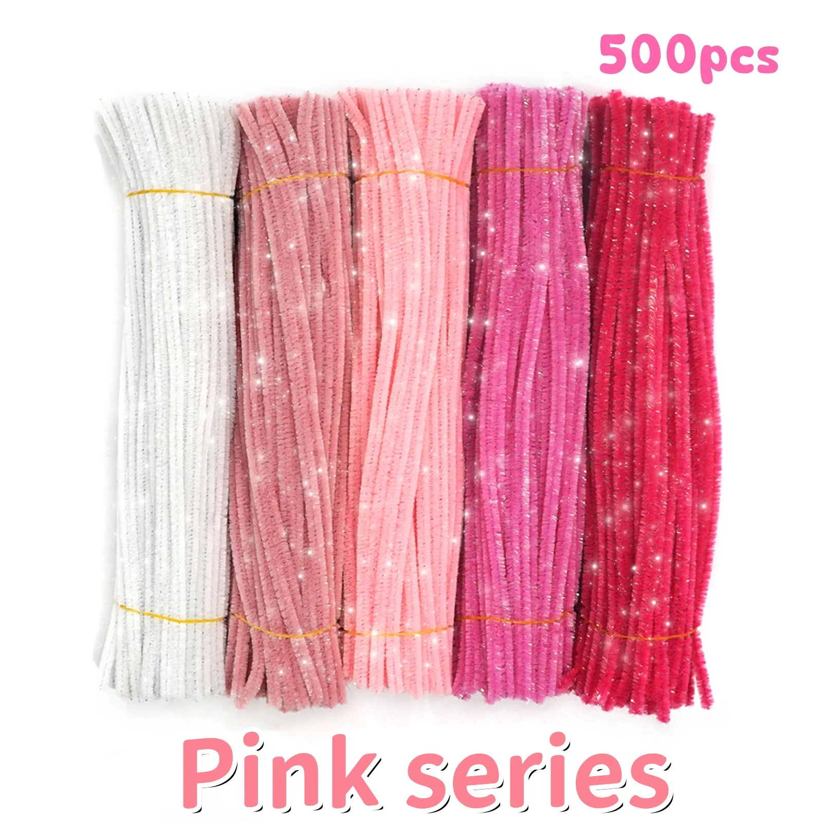 Multiple Colors Pipe Cleaners 500 Pieces Chenille Stems for DIY Art Decorations Creative Craft