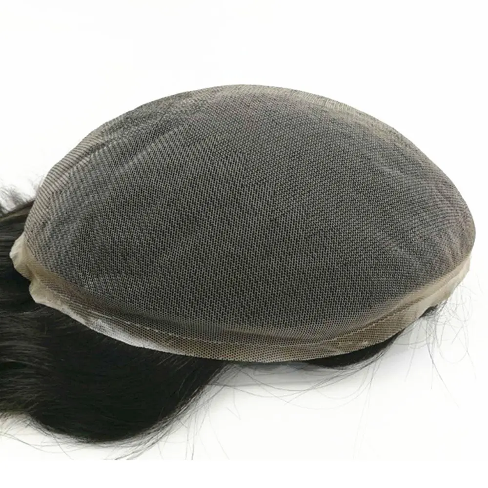 Toupee for Men Hair Pieces Soft Swiss Lace Replacement System for Men Hair Prosthesis for Men Natural Hair Pieces 3
