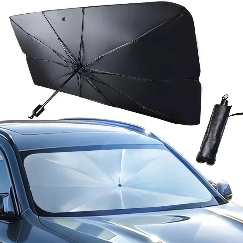 Car Sun Shade Protector Parasol Auto Front Window Sunshade Covers Car Sun Protector Interior Windshield Protection Accessories