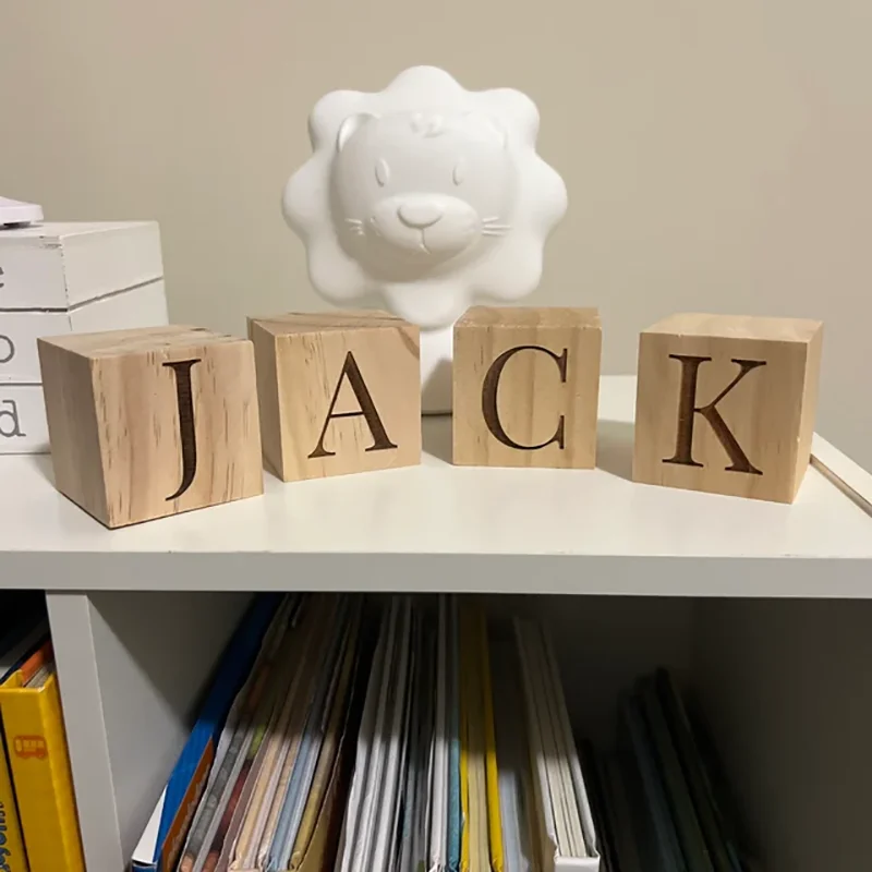 Wooden name blocks Personalized Wooden Name Blocks Pregnancy Announcement Blocks Baby Shower Gift Photo Prop Custom Nursery Party Decoration Favors