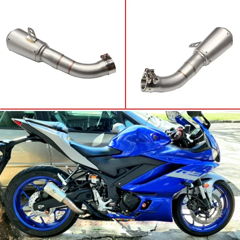 Yamaha R25 R3 Mt25 Mt03 Slip On Silenziatore Di Scarico Moto Scarico Moto Slip On Tubo Di Scarico Per