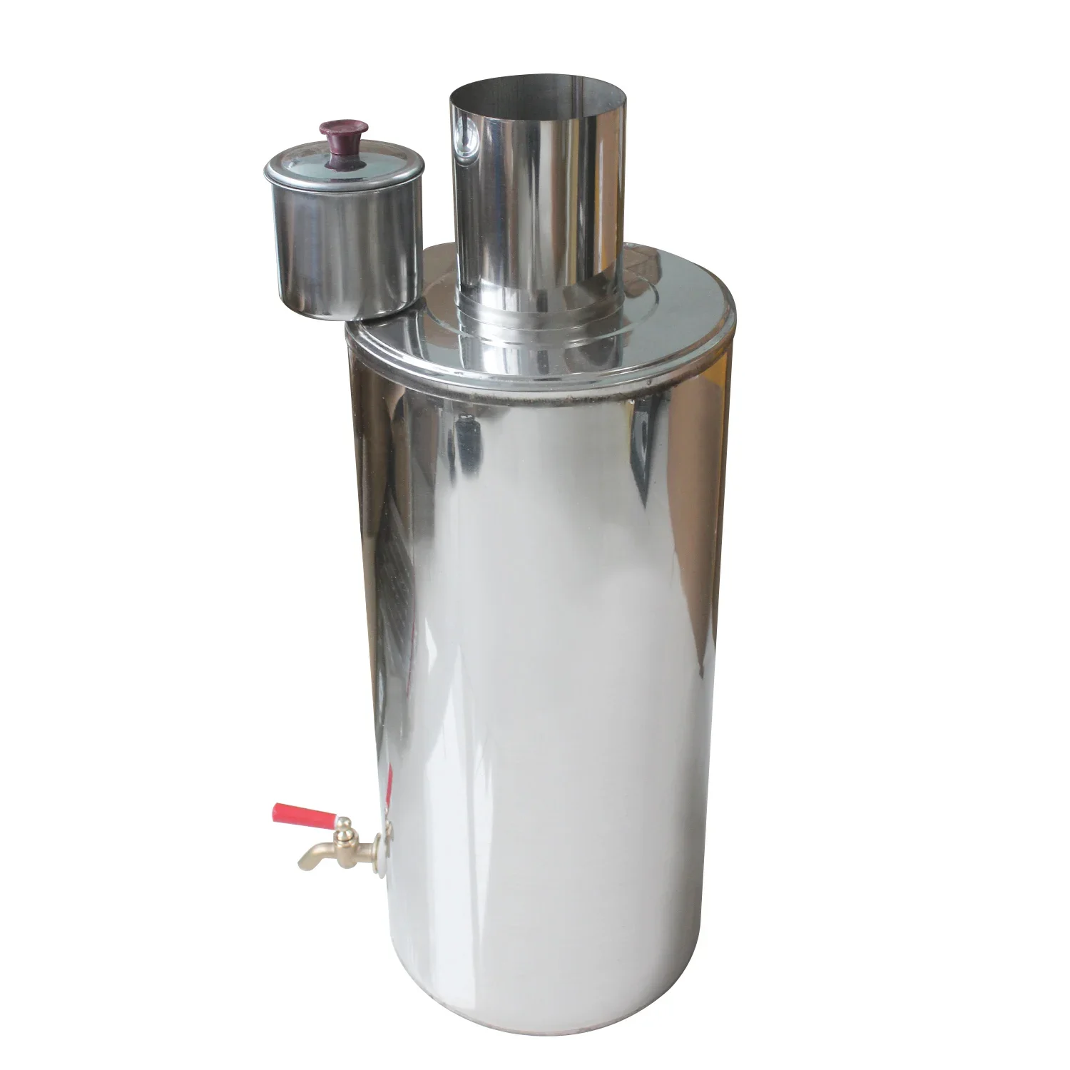 

stainless steel household water heater chimney water kettle universal heating furnace wood stove hot water heater tank 1PC