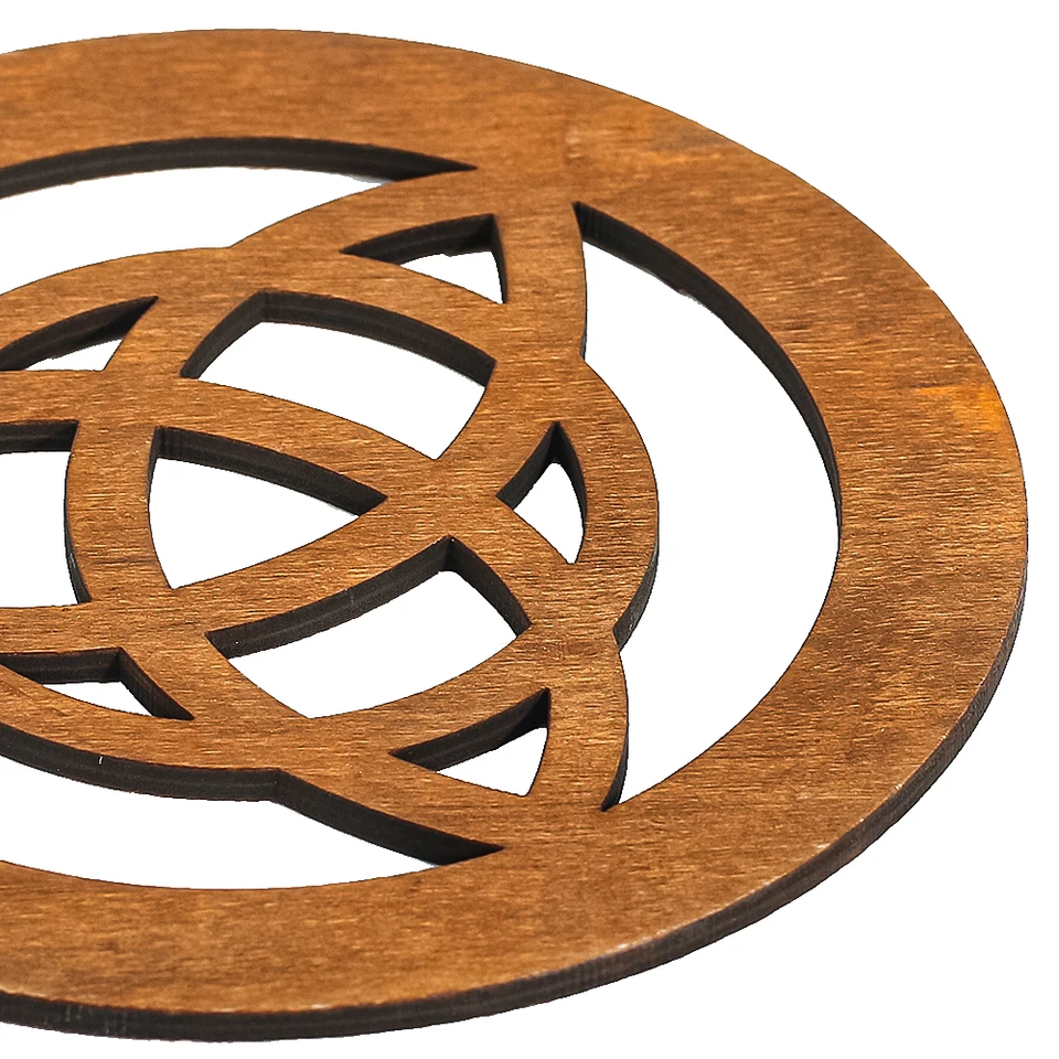 Tablero de madera de nudo celta, bandeja de Altar de bruja, arte de pared, Geometría  Sagrada, pentagrama, meditación, Base de rejilla de cristal, decoración  espiritual del hogar - AliExpress, image size:960x960