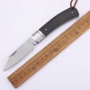 2024 Carbon Fiber Handle Folding D2 Blade Camping Hunting Hiking Fruit Knife Multi functional EDC Tool Knife 1